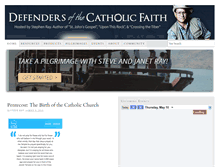 Tablet Screenshot of catholicconvert.com